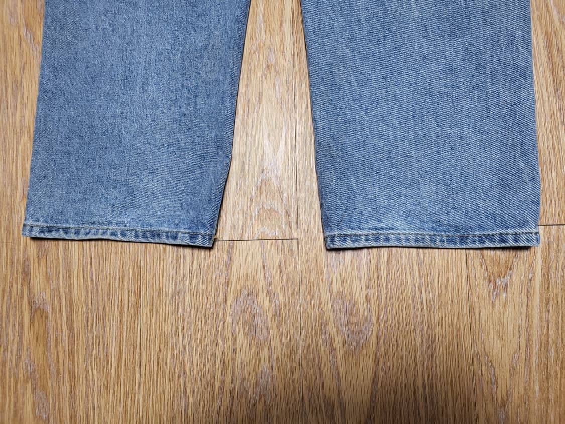 위캔더스 데님 워크팬츠 카펜터 팬츠 연청 L 상품이미지8