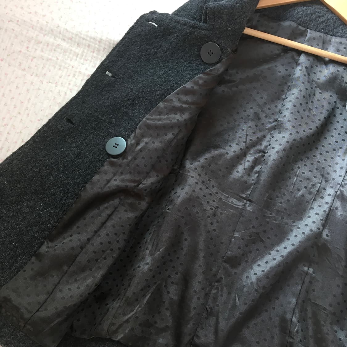 JPN/ 모리걸더블코트 더블반코트 숏코트 해린코트 해린깔 상품이미지8