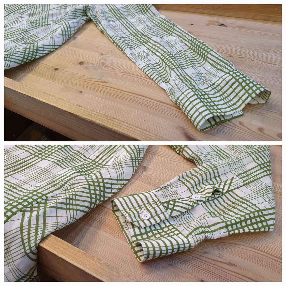 77.베네통 체크셔츠 상품이미지4