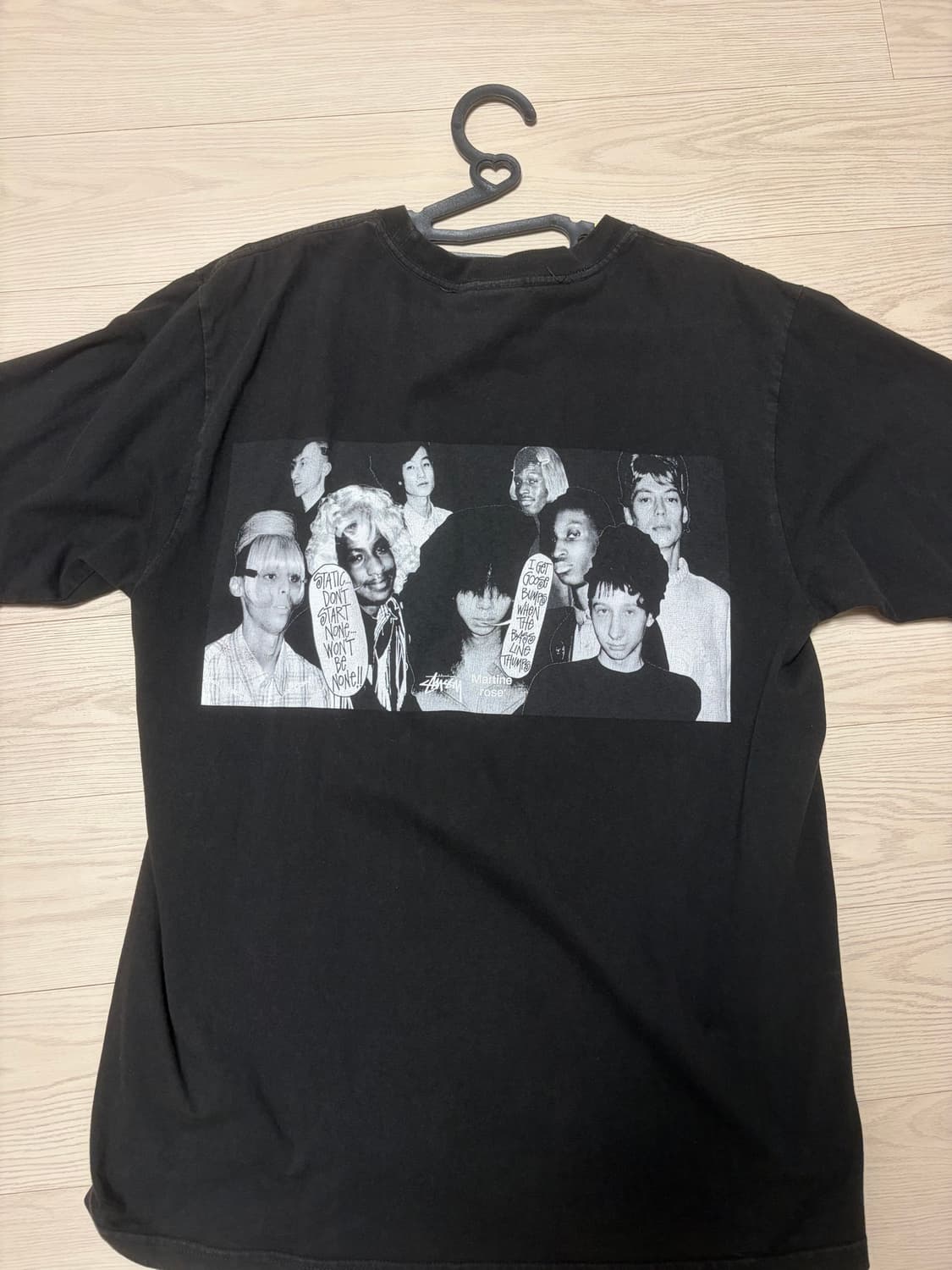 스투시 마틴 로즈 콜라보 반팔티 M 상품이미지2