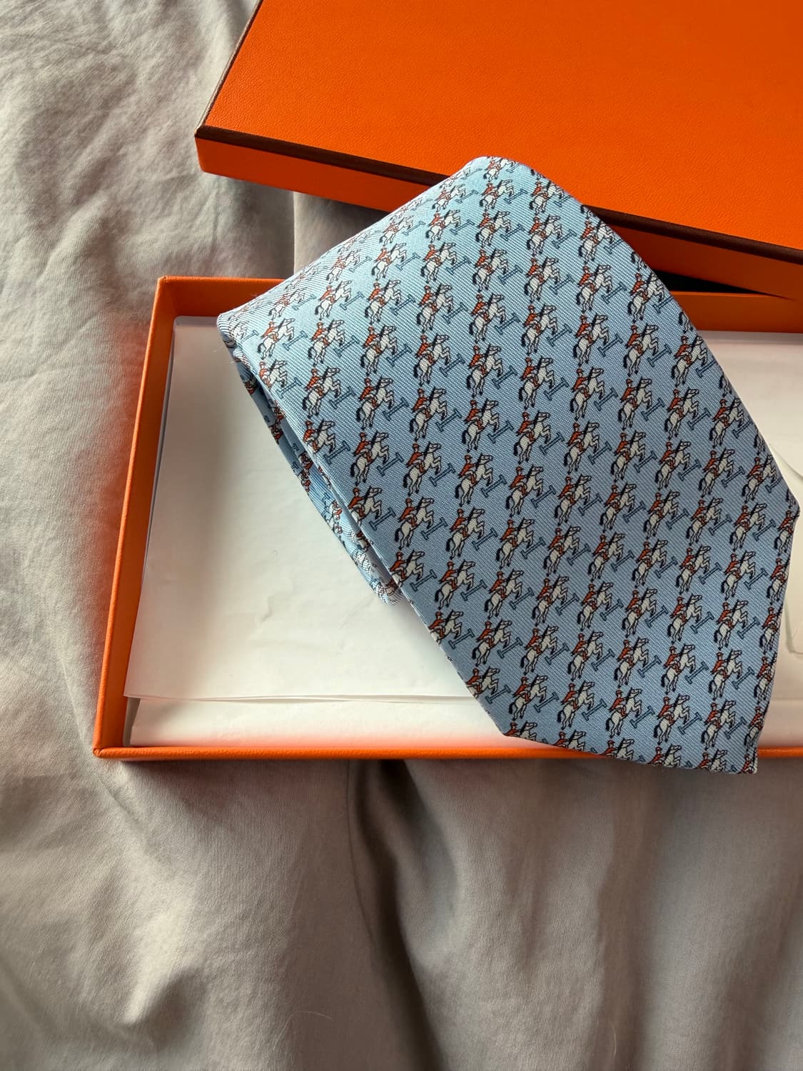 에르메스 홀스 실크 넥타이 상품이미지4