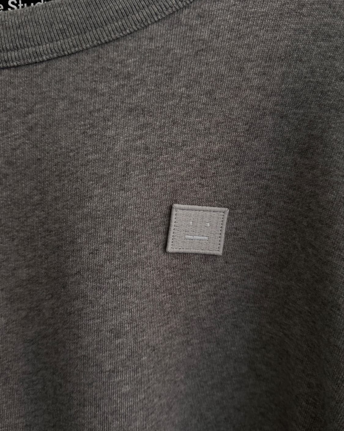 Acne Studios 아크네 스튜디오 페이스로고 그레이컬러 맨투맨 상품이미지6