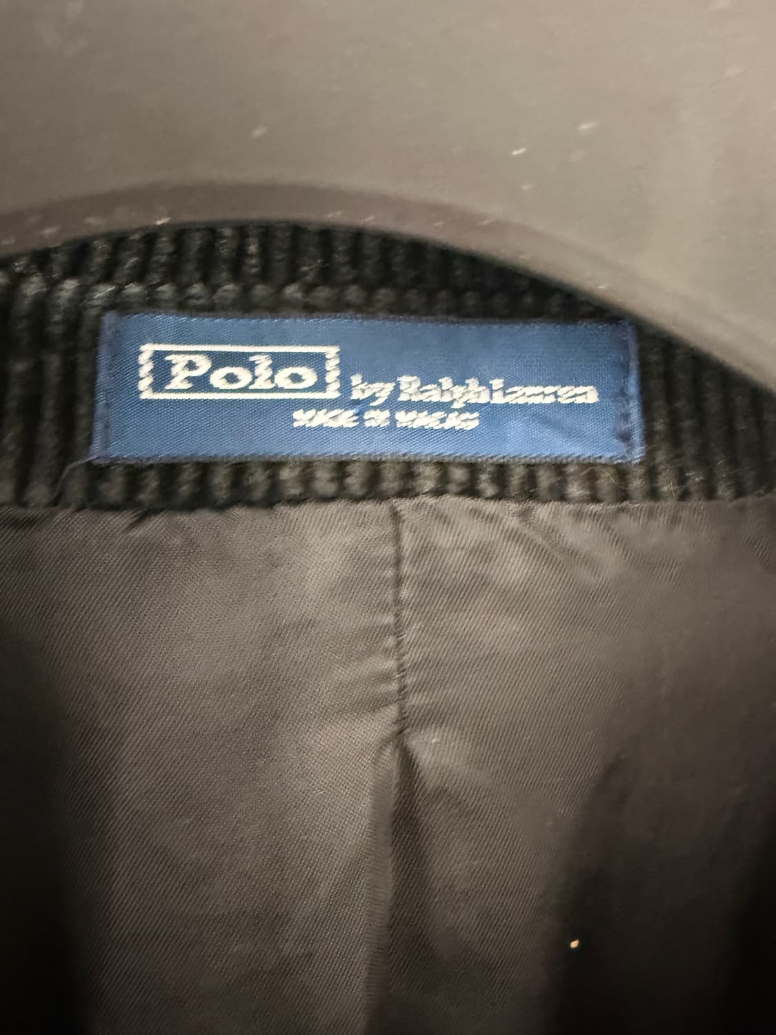 폴로 랄프로렌 블랙코듀로이 블레이저 L 상품이미지3