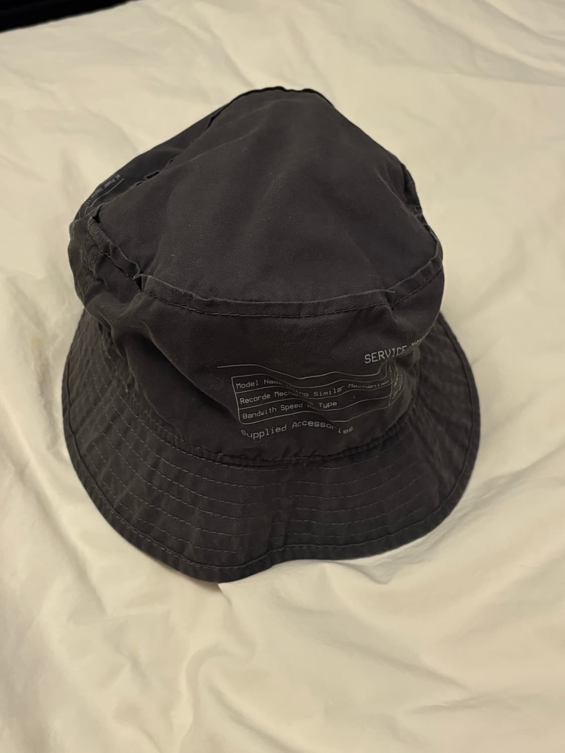 C2H4 차콜 버킷햇 상품이미지3