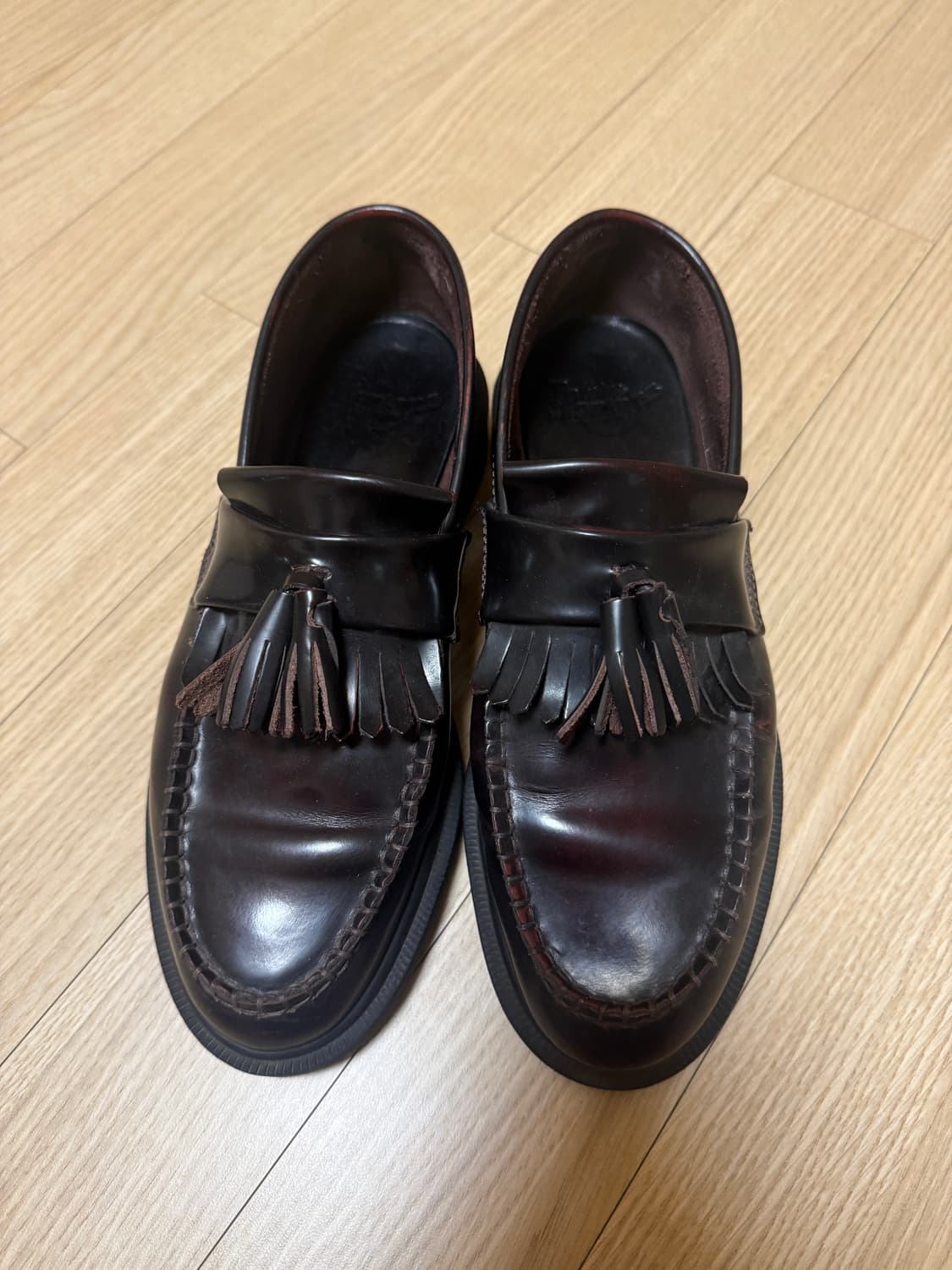 uk7,260) 119,000원 닥터마틴 아드리안 아카디아 체리레드 로퍼 상품이미지1