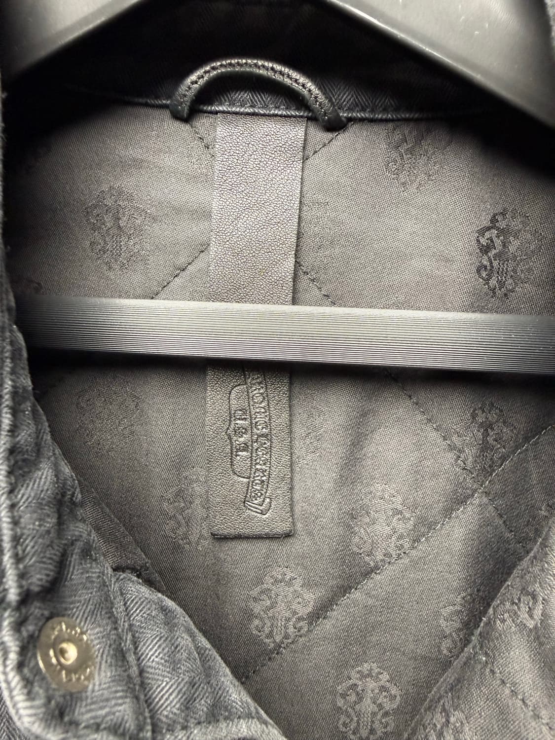 [L] 크롬하츠 워크독 자켓 블랙 헤링본 내피Ver 상품이미지3