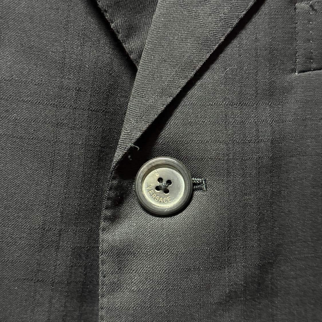 90s 지아니 베르사체 100% 울 싱글 버튼 블레이저 자켓 상품이미지5