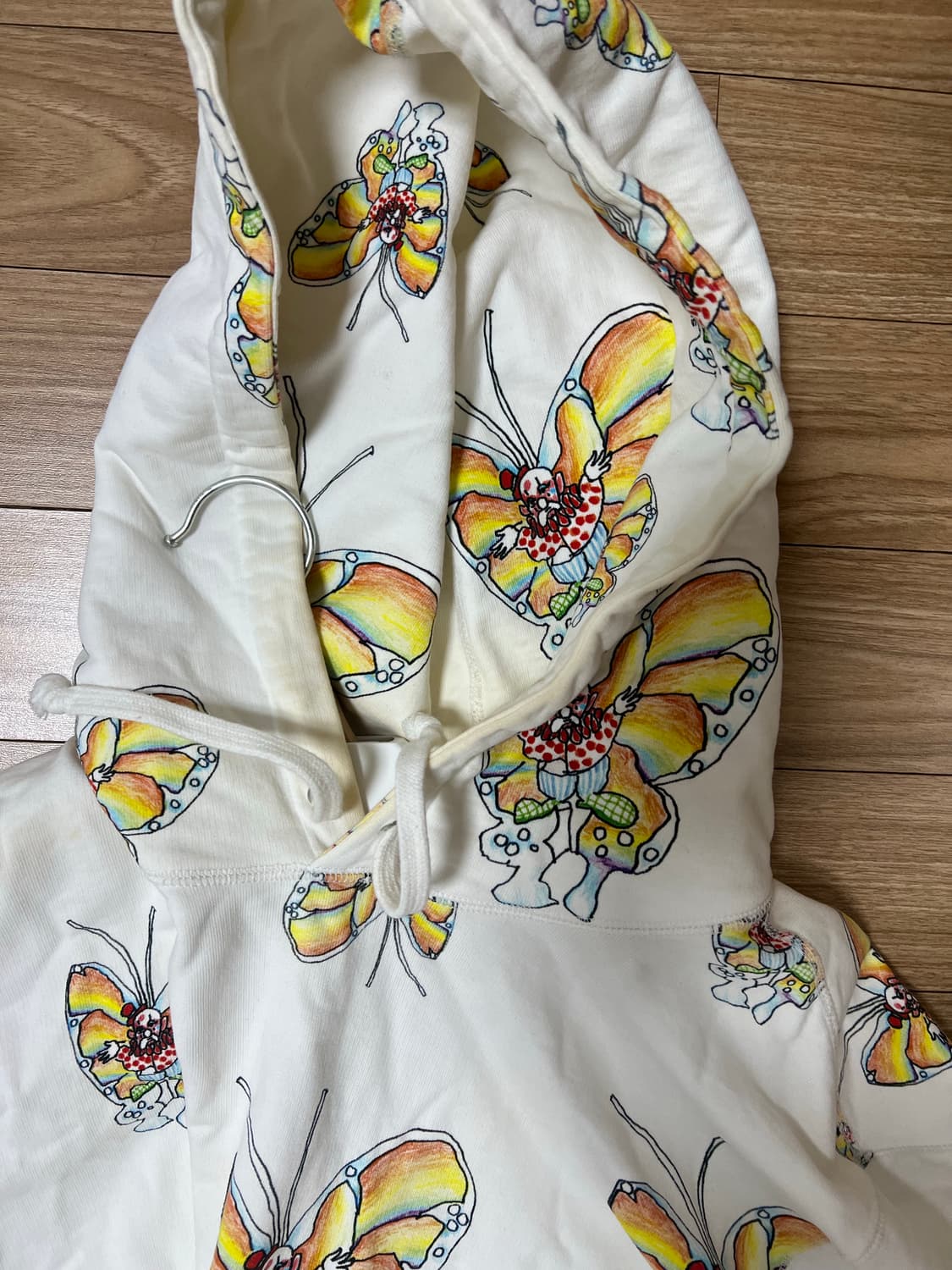 슈프림 버터플라이 후디 XL 상품이미지2