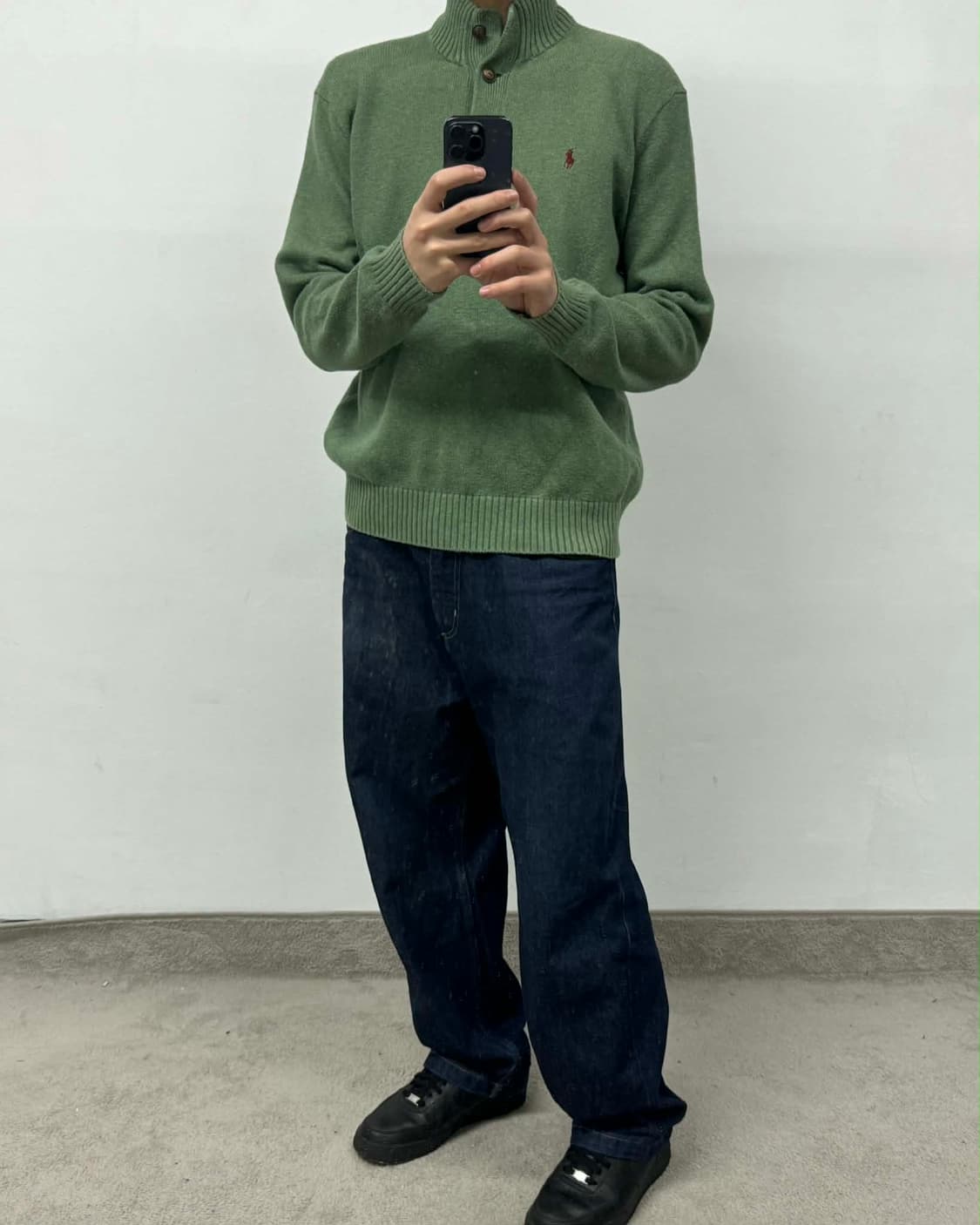 [XL] 폴로 랄프로렌 숄카라 버튼 니트 스웨터 상품이미지3