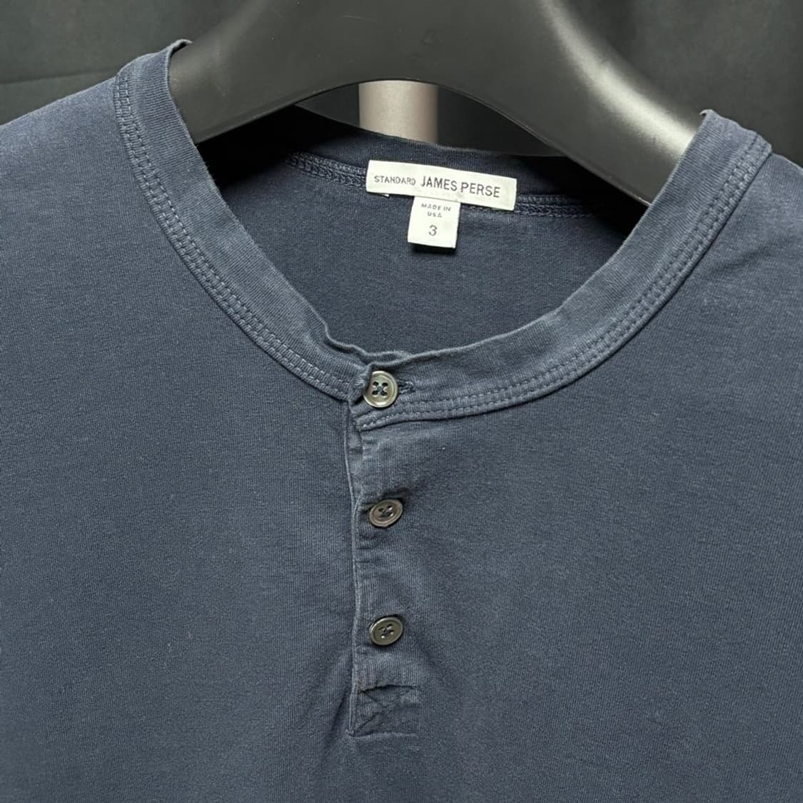 3) 제임스펄스 james perse 다잉 헨리넥 롱슬리브 상품이미지2
