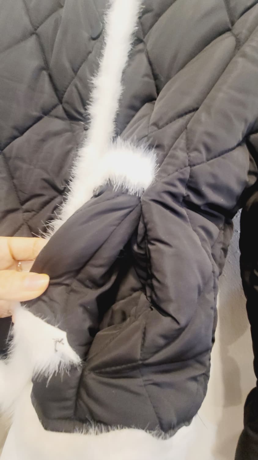 퍼트리밍 퀼팅점퍼 상품이미지3