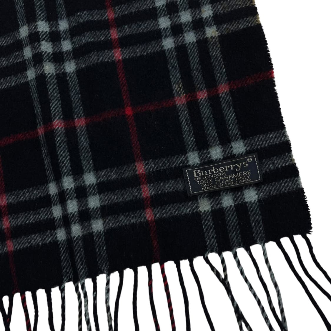 버버리 네이비 노바체크 캐시미어 머플러 상품이미지5