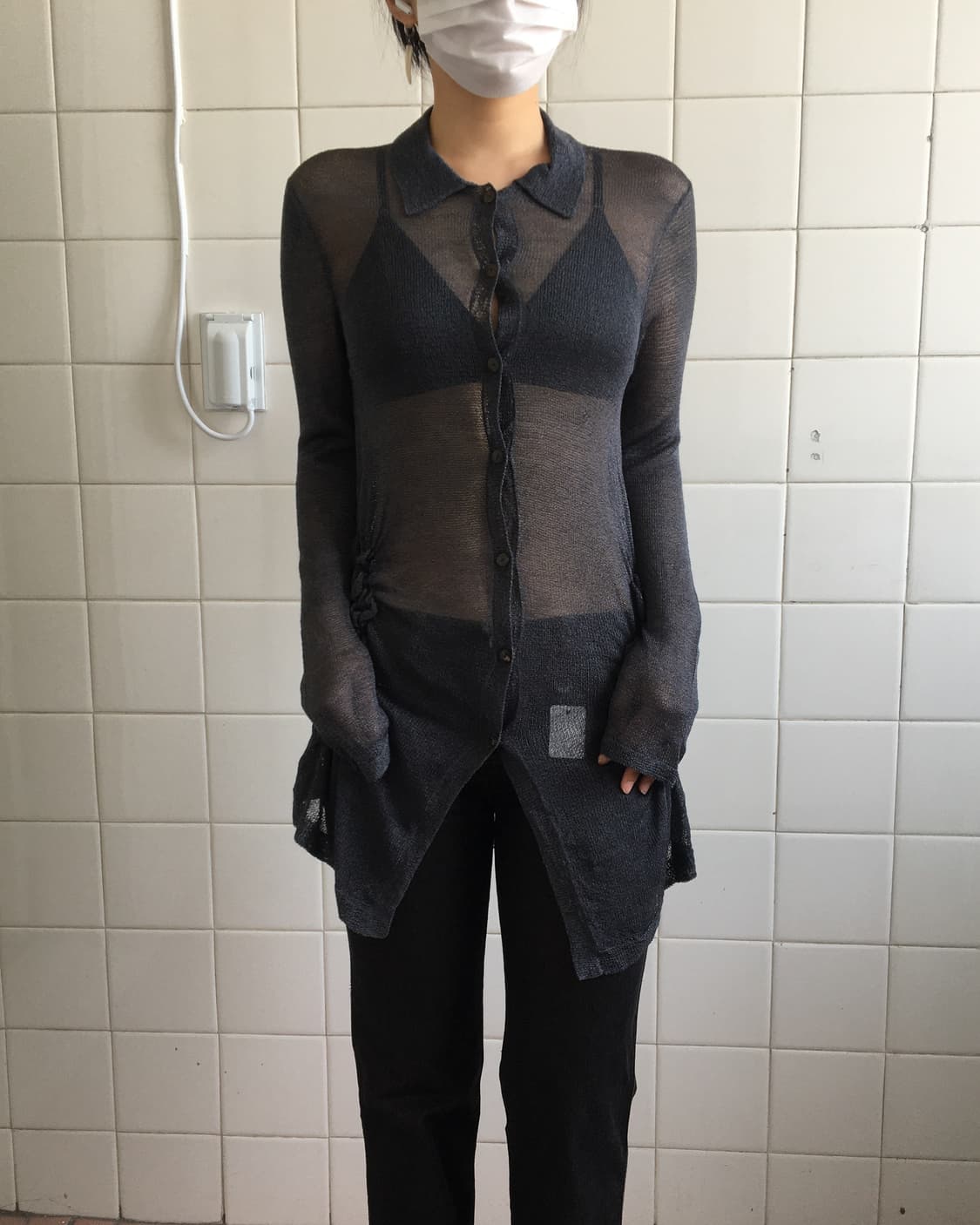 ritsuko shirahama Side shirring point sh 상품이미지7