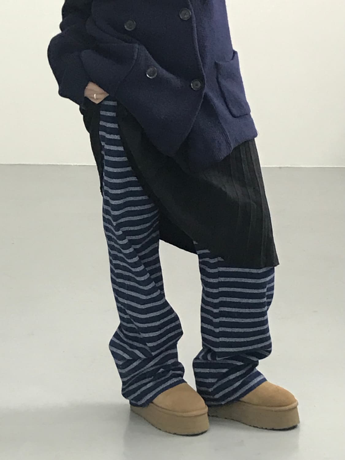BLUE BLUE Japan Stripe Easy Pants 상품이미지1