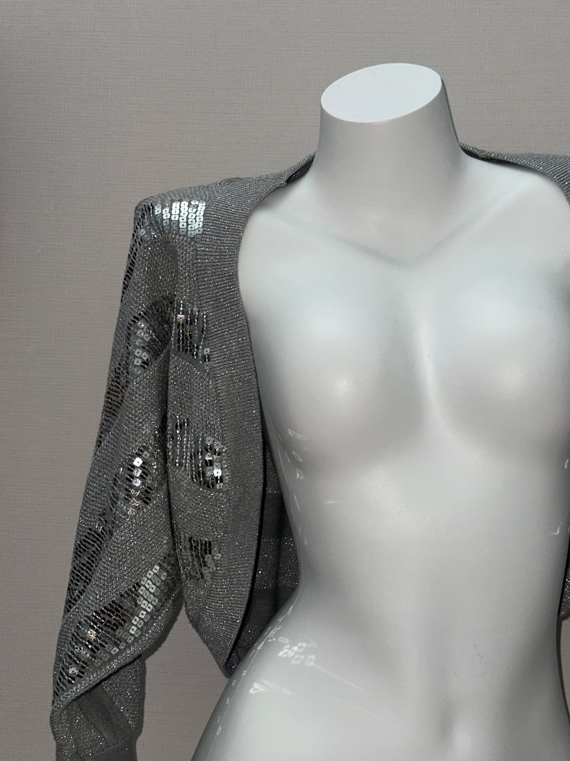 y2k 빈티지 사이버틱 스팽글 볼레로 가디건 상품이미지5