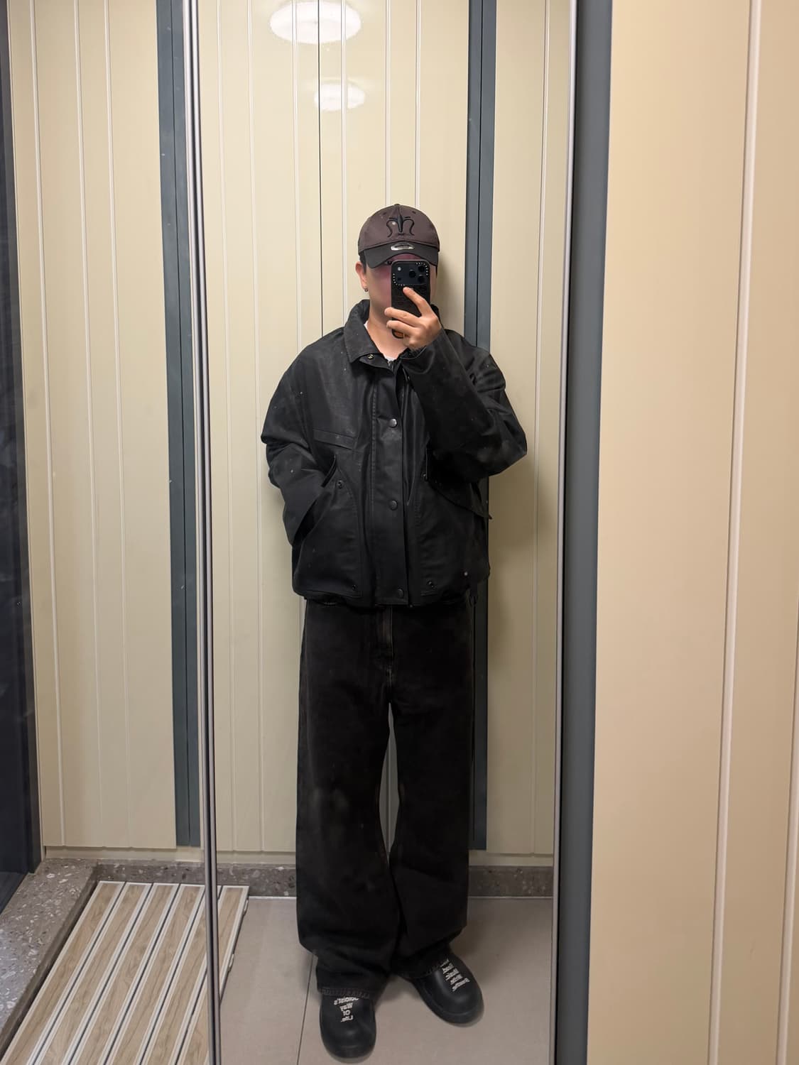 (50)르메르 레인 숏 자켓 오닉스 상품이미지7