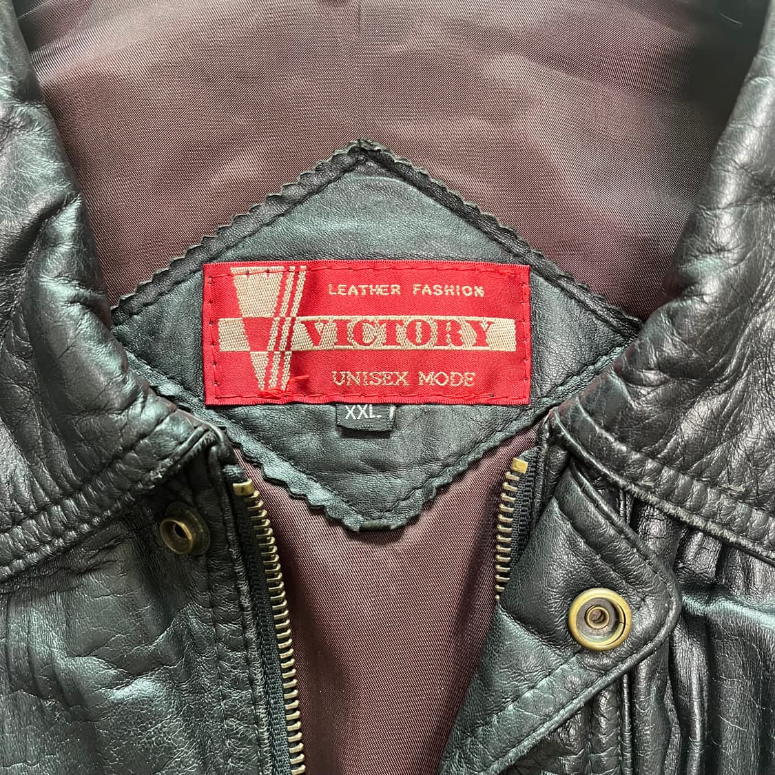 [XXL] 남성 양가죽 레더 자켓 상품이미지3
