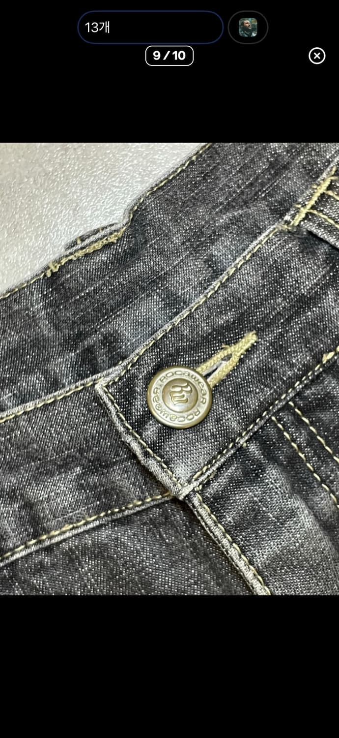 00's Rocawear 로카웨어 데님 와이드 카펜터 팬츠 상품이미지4