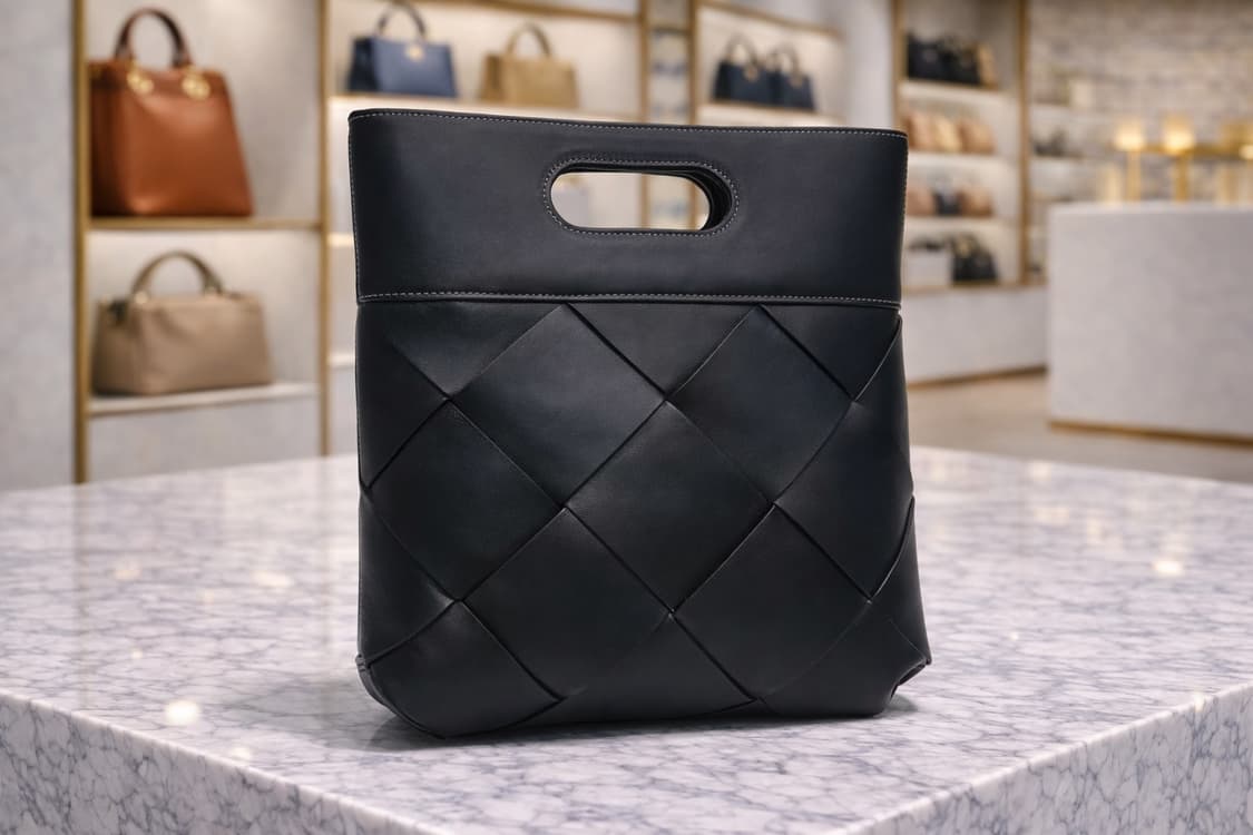 [S급] 보테가 베네타 인트레치아토 위빙 토트백 블랙 판매합니다!!! 상품이미지1