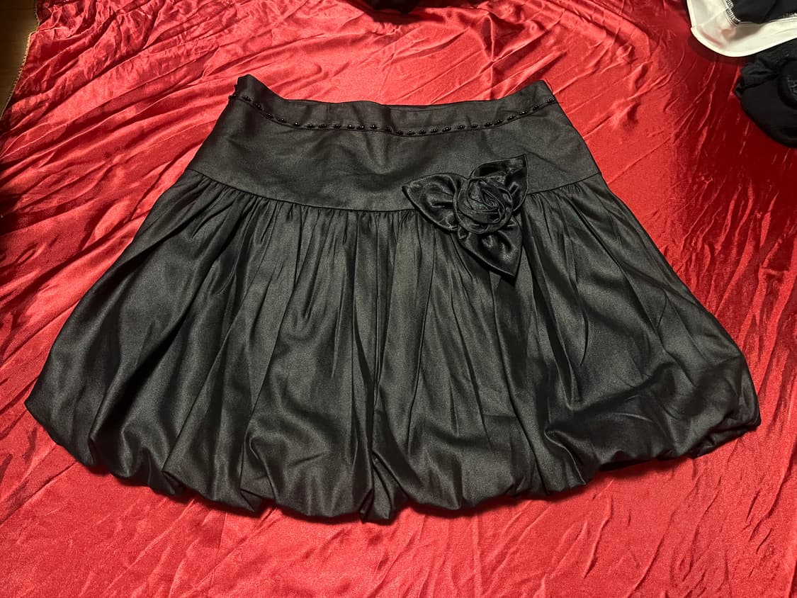 고딕 공겜여주 장미 스커트  상품이미지1