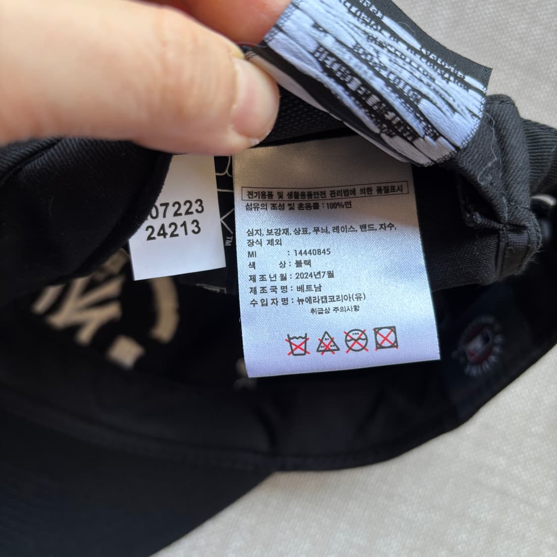 뉴에라 뉴욕 양키스 블랙 볼캡 (남여공용) 상품이미지10