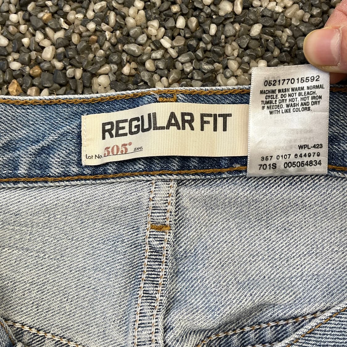 00s 리바이스 505 레귤러핏 연청 데님 팬츠 (30) 상품이미지6