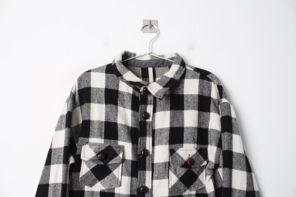 언그리드 우먼 체크셔츠 상품이미지2