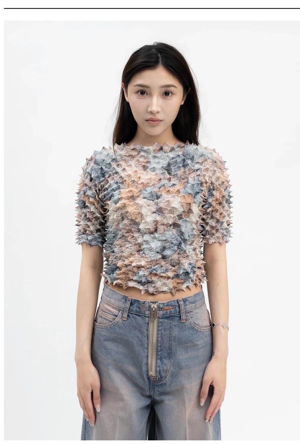 Masu 마수 스파이키 티셔츠 상품이미지1