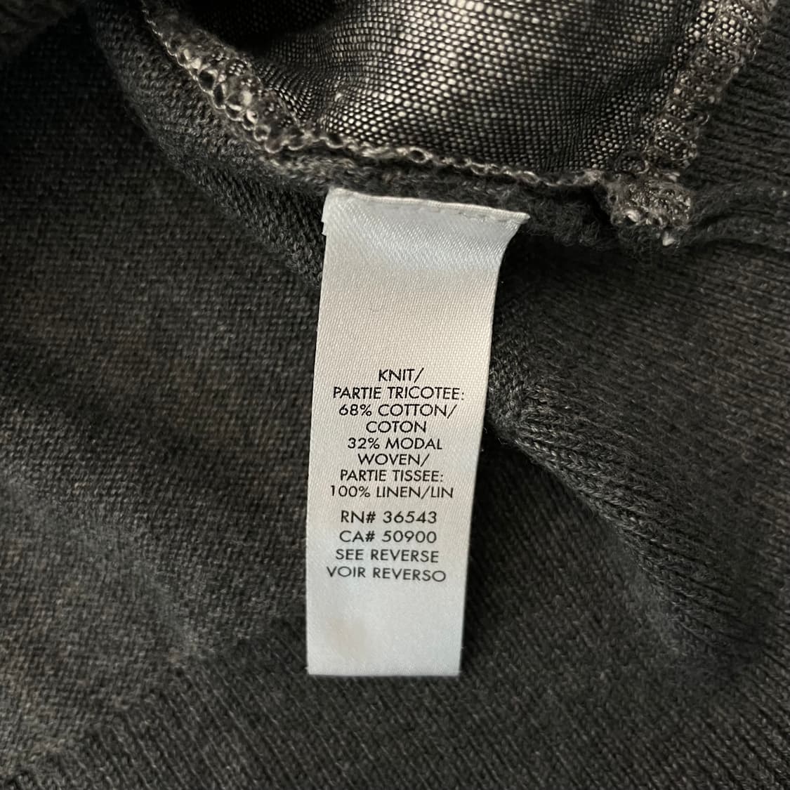 Calvin klein 린넨 코튼 믹스드 가디건 상품이미지6