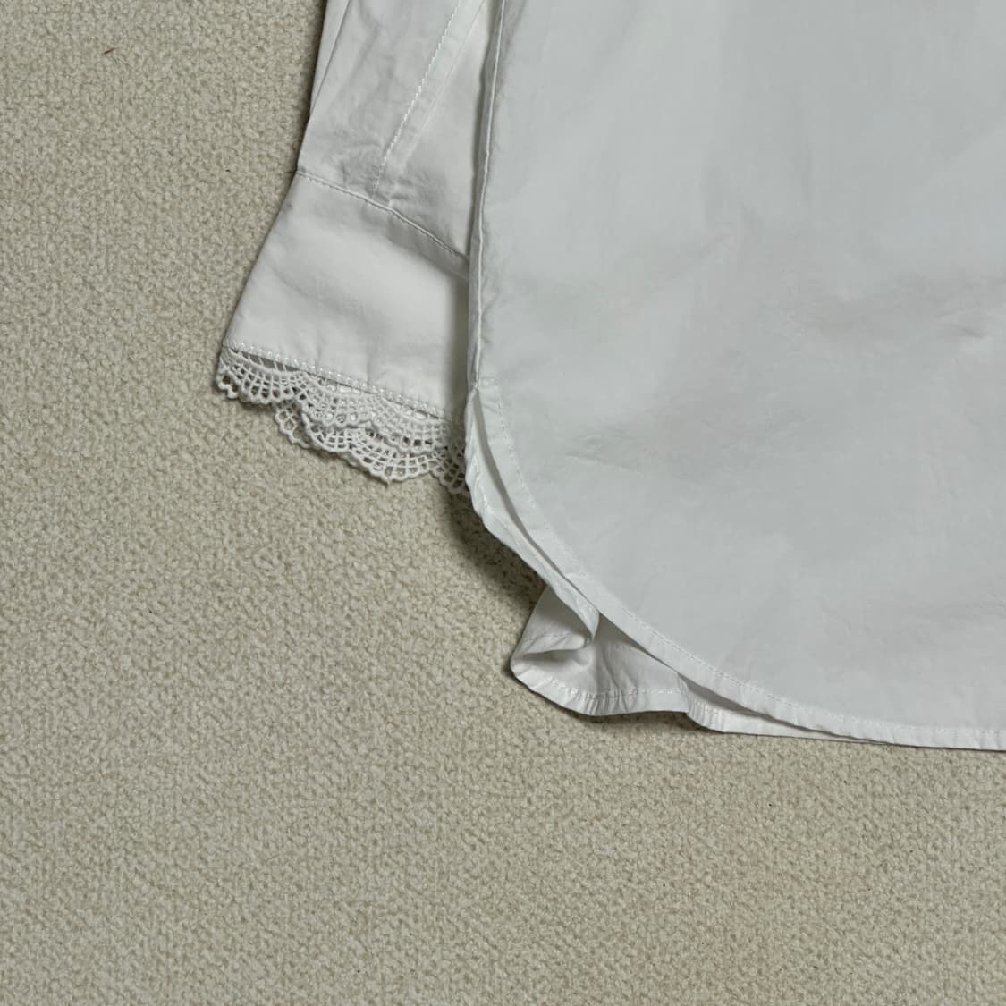 오즈세컨 레이스 카라 블라우스 상품이미지4