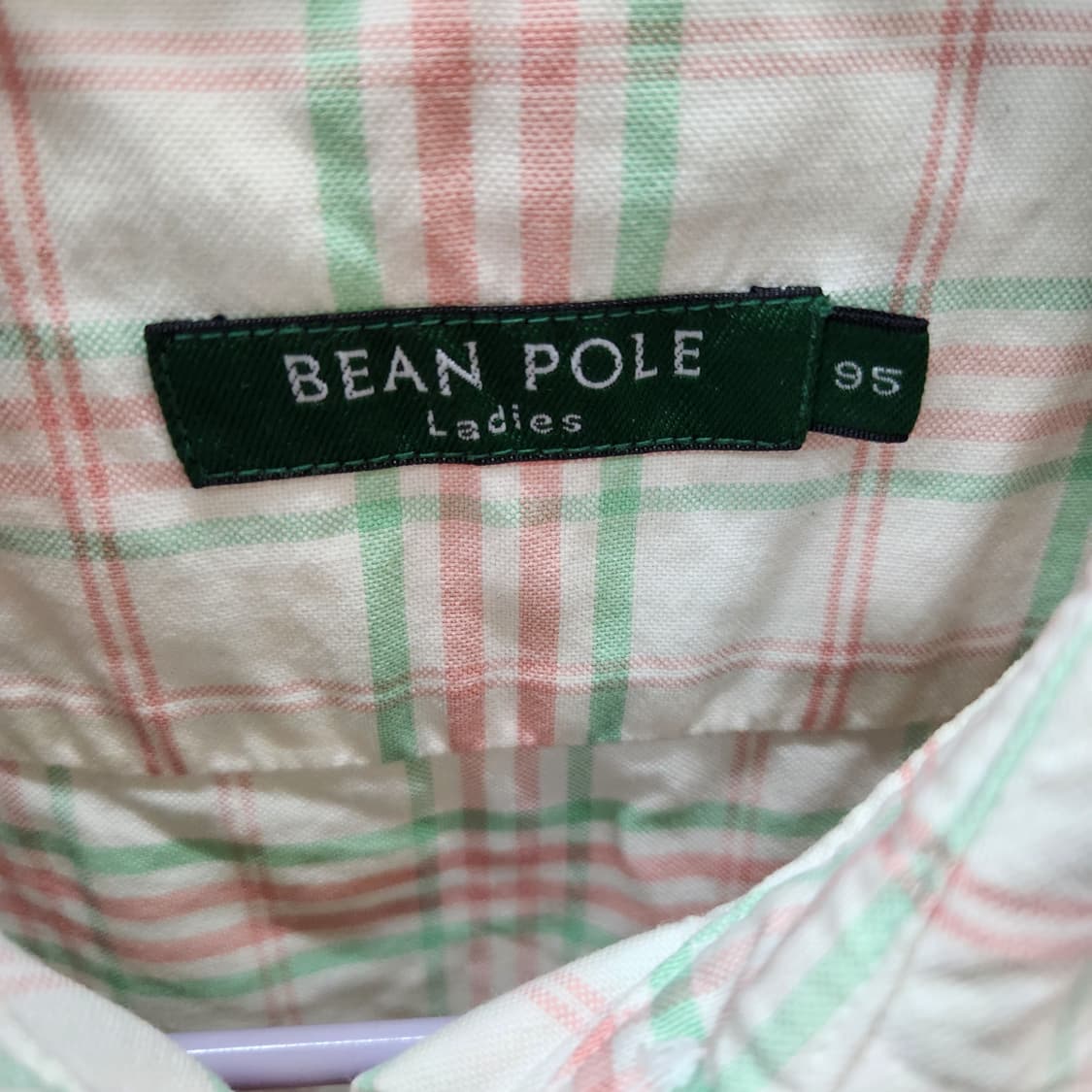 빈폴 로고 멀티컬러 체크 셔츠 95(M) 상품이미지5