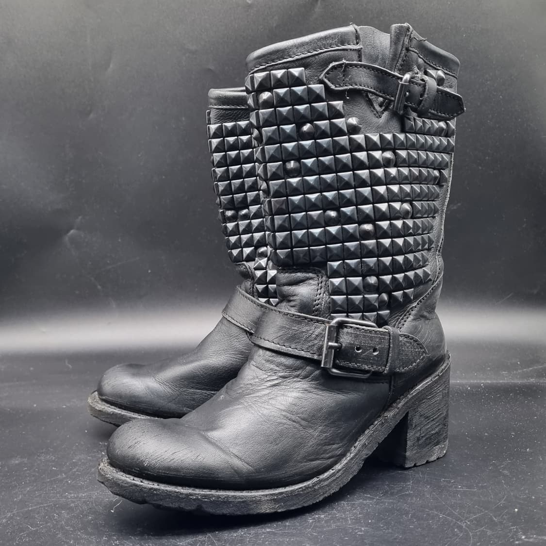 아쉬 스터드 부츠 36 230 굽7 상품이미지1