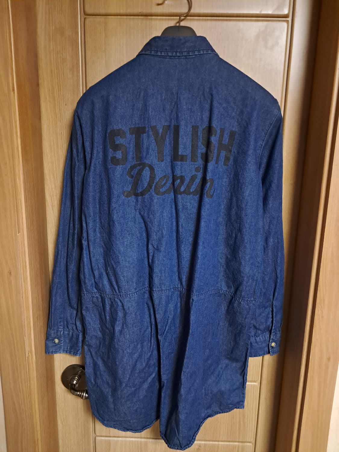 제이빔 여성 롱 데님셔츠 F 상품이미지2