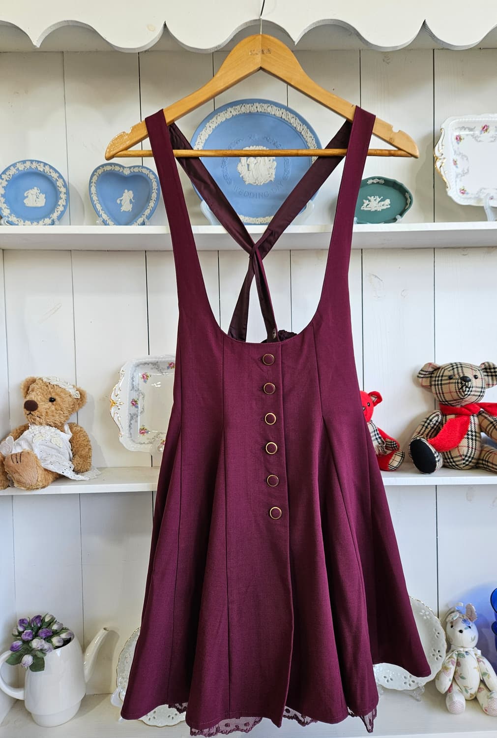 Secret Magic 와인 점퍼원피스 상품이미지1