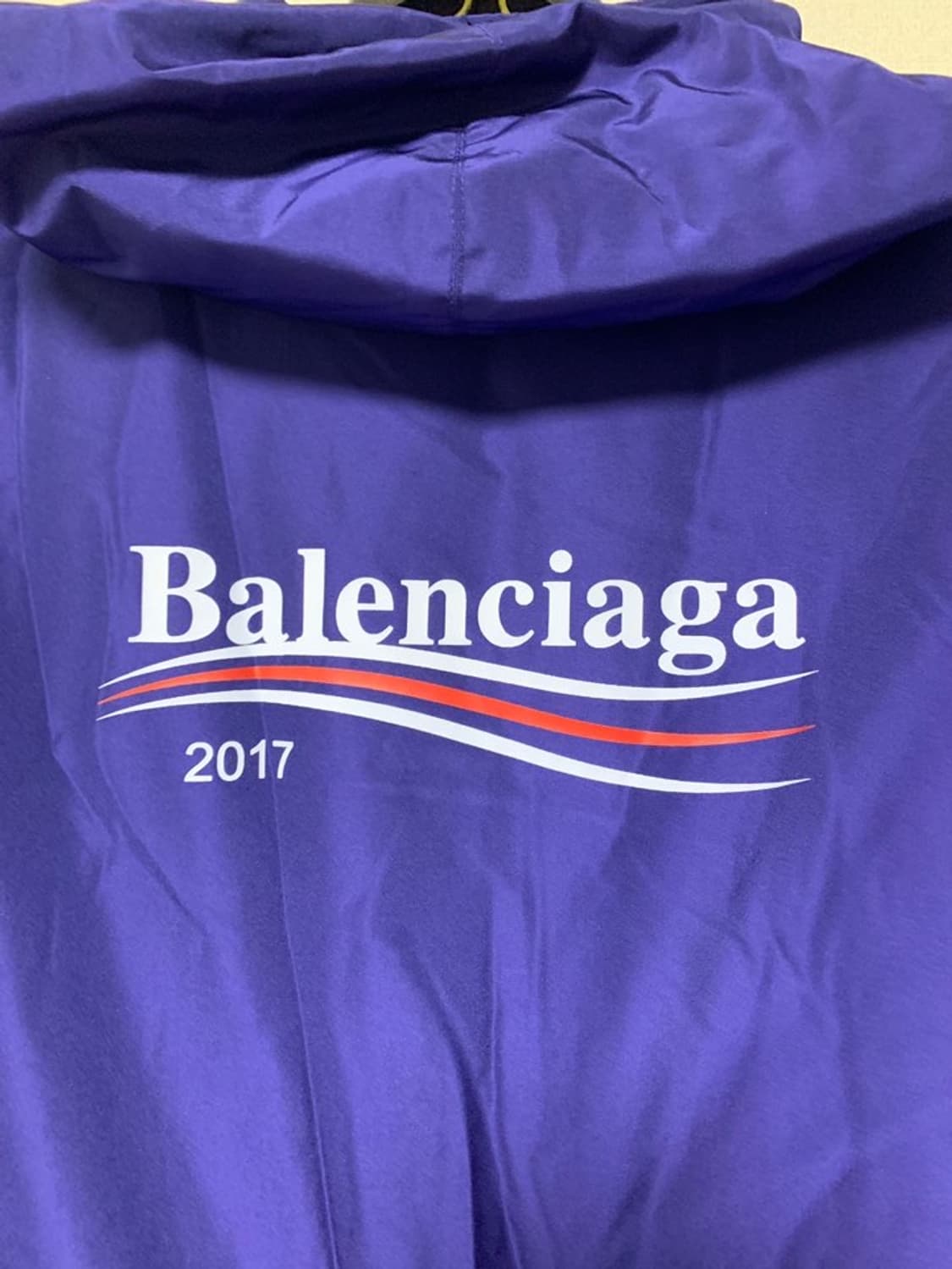 발렌시아가 17 웨이브로고 롱패딩 블루 44 상품이미지7