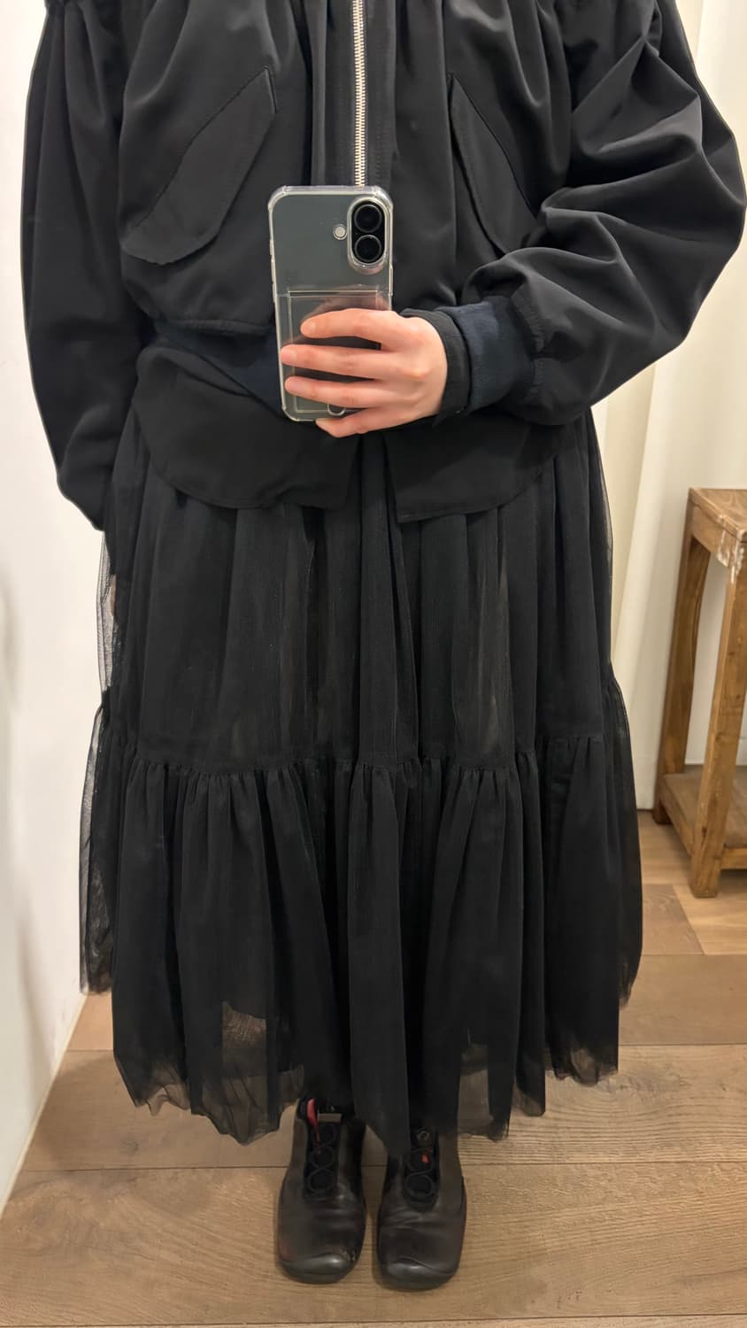 Layer Shirring Volume Tulle Skirt 상품이미지9