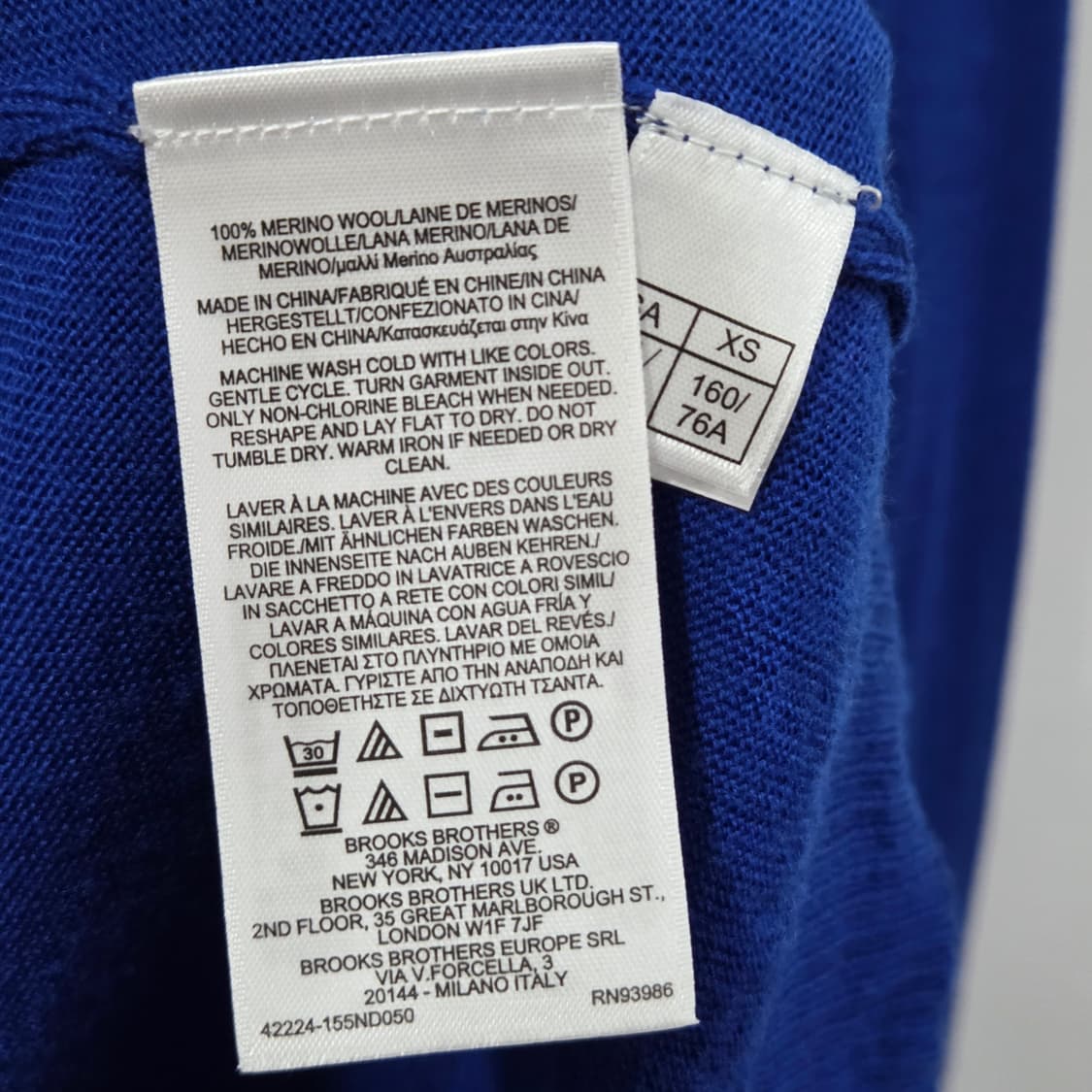 브룩스브라더스 우먼 울 니트 XS 상품이미지4