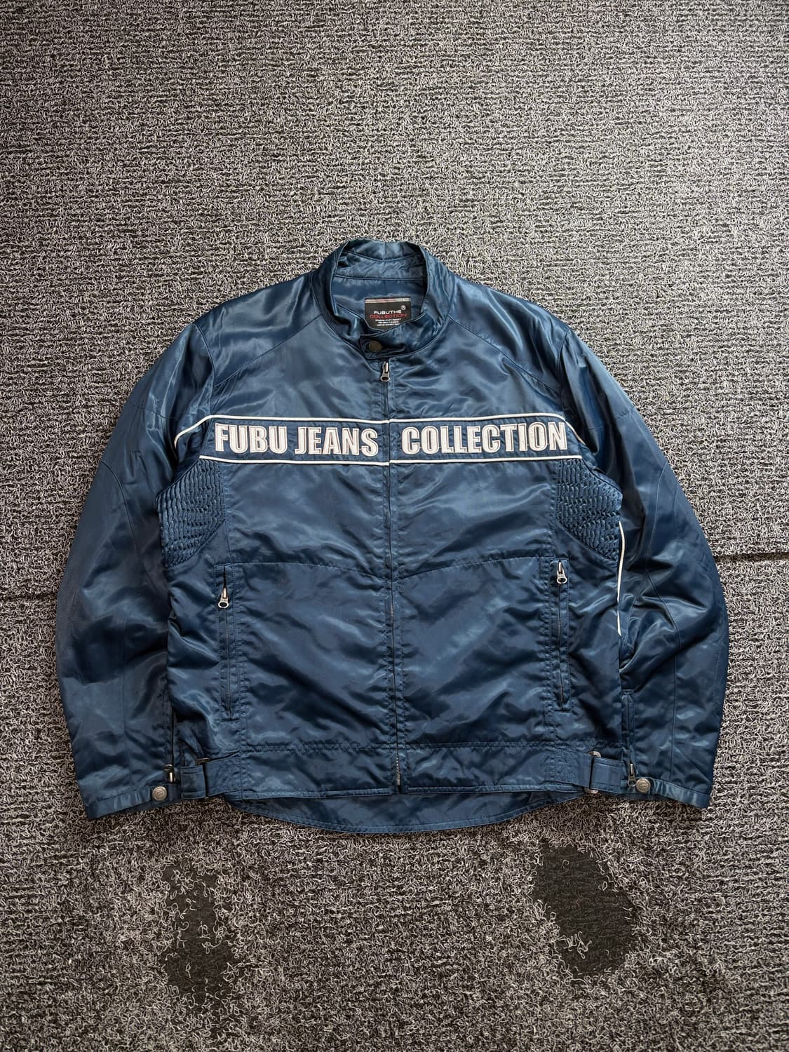 00s 후부 올드스쿨 나일론 쉘 바이커 자켓 3357 상품이미지2