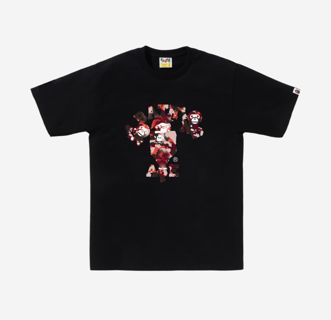 BAPE Map Camo College Milo Tee 상품이미지1