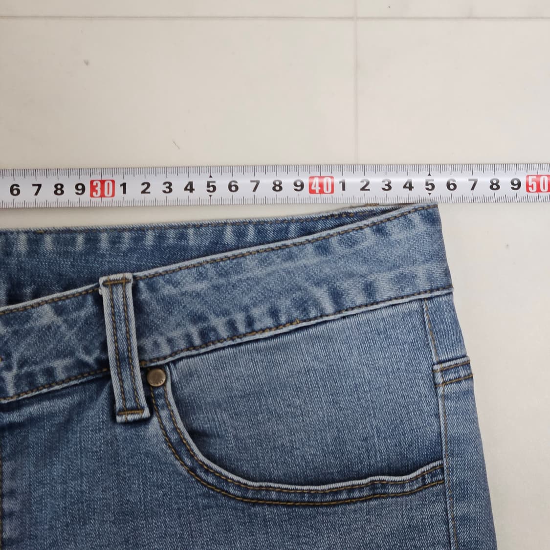 36 게스 워싱 스판 청바지 데님팬츠 상품이미지5