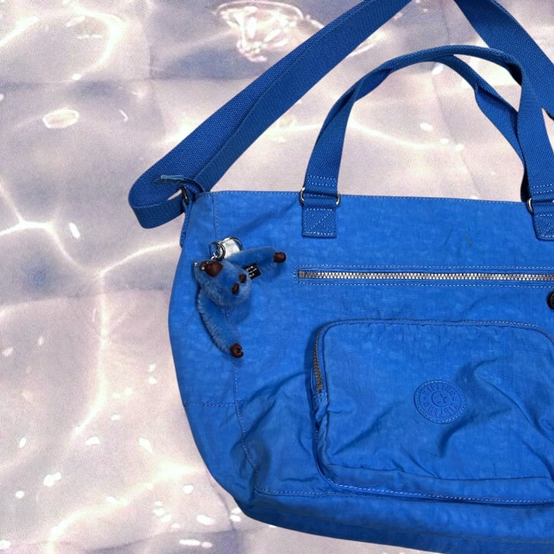 키플링 크로스백 토트백 숄더백 빅 노트북 여행 가방 블루 파랑 y2k  상품이미지2