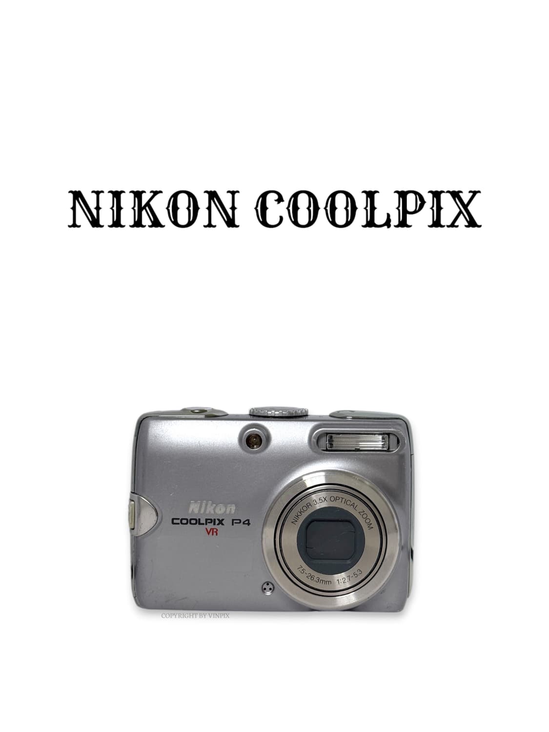 니콘 쿨픽스 P4(coolpix p4) 빈티지 디지털 카메라 디카 상품이미지1
