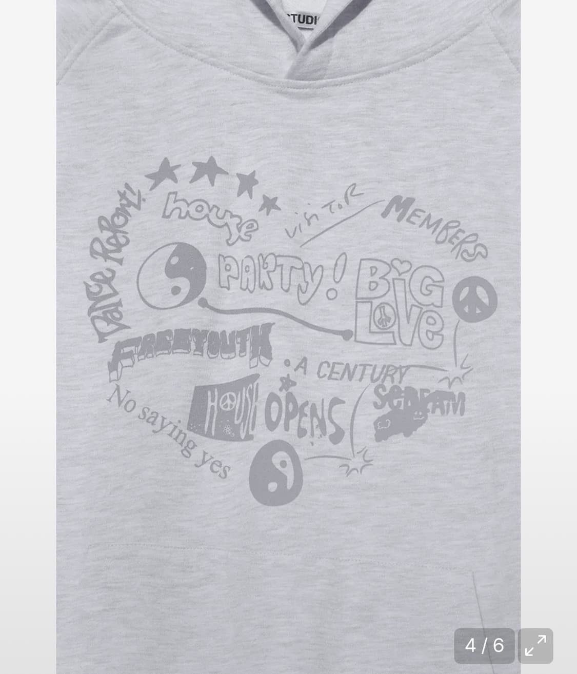 비바스튜디오 후드티 멜란지그레이 상품이미지2