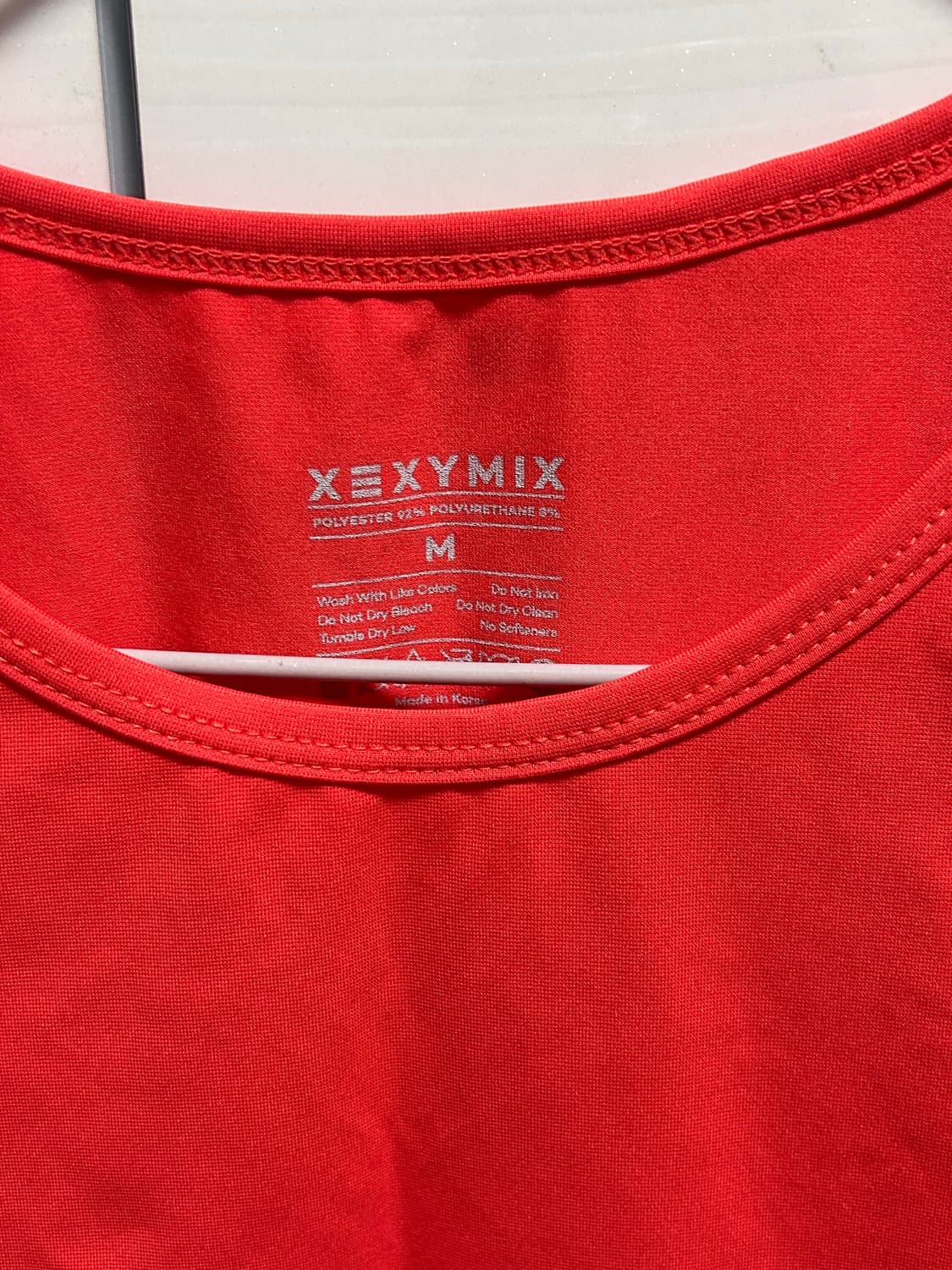 젝시믹스 크롭 긴팔티 오렌지 M 상품이미지2