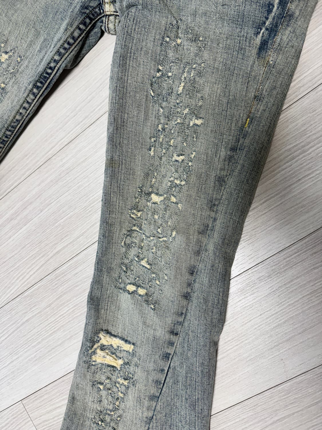 [Tornado Mart] 부츠컷 로우웨이스트 데미지 진 상품이미지6