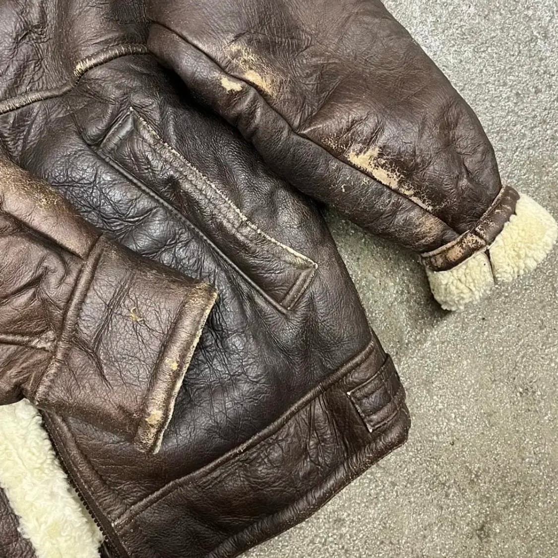 빈티지 B-3 양가죽 무스탕 (105) 상품이미지5