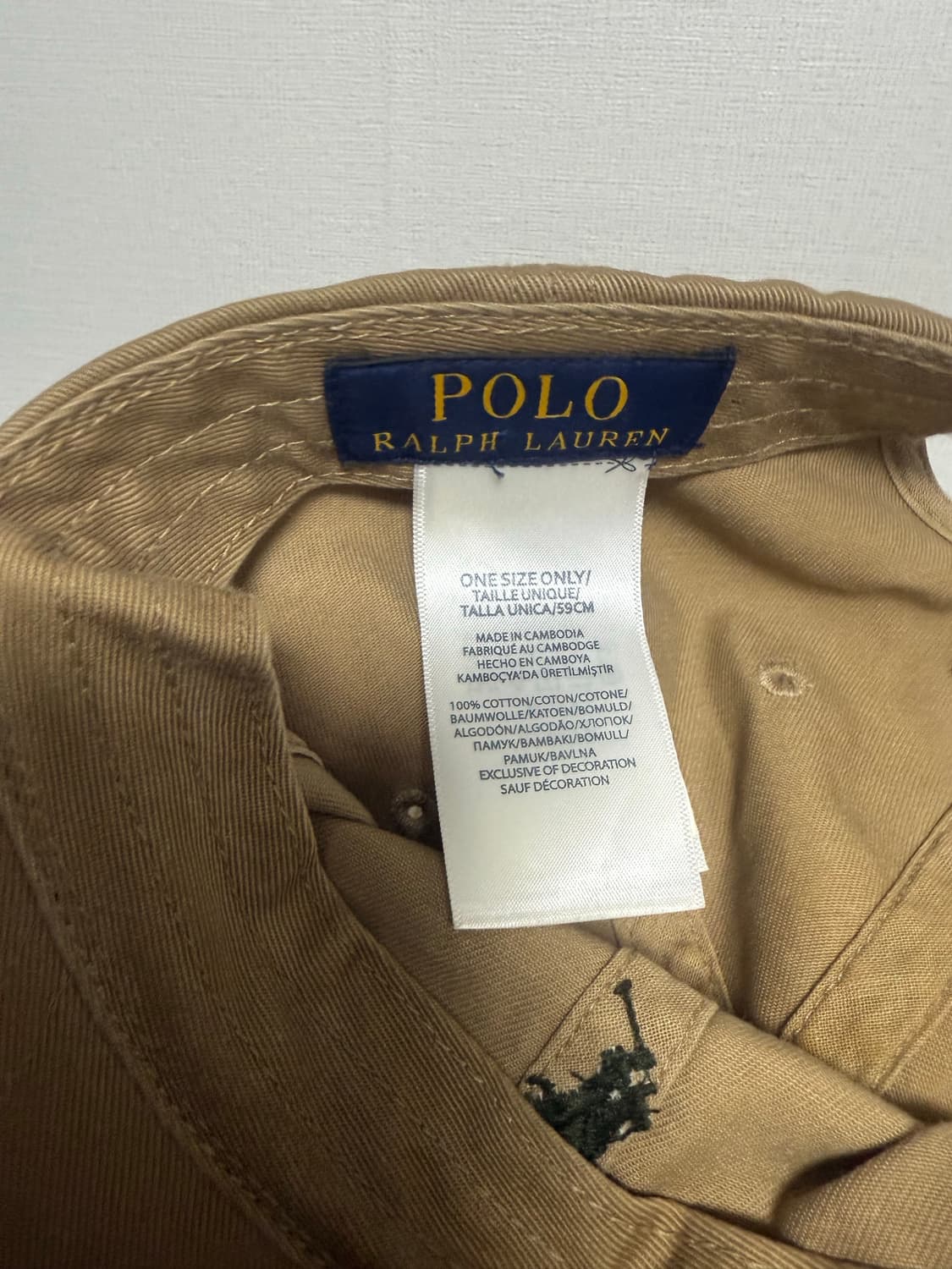 폴로 빈티지 볼캡 상품이미지3