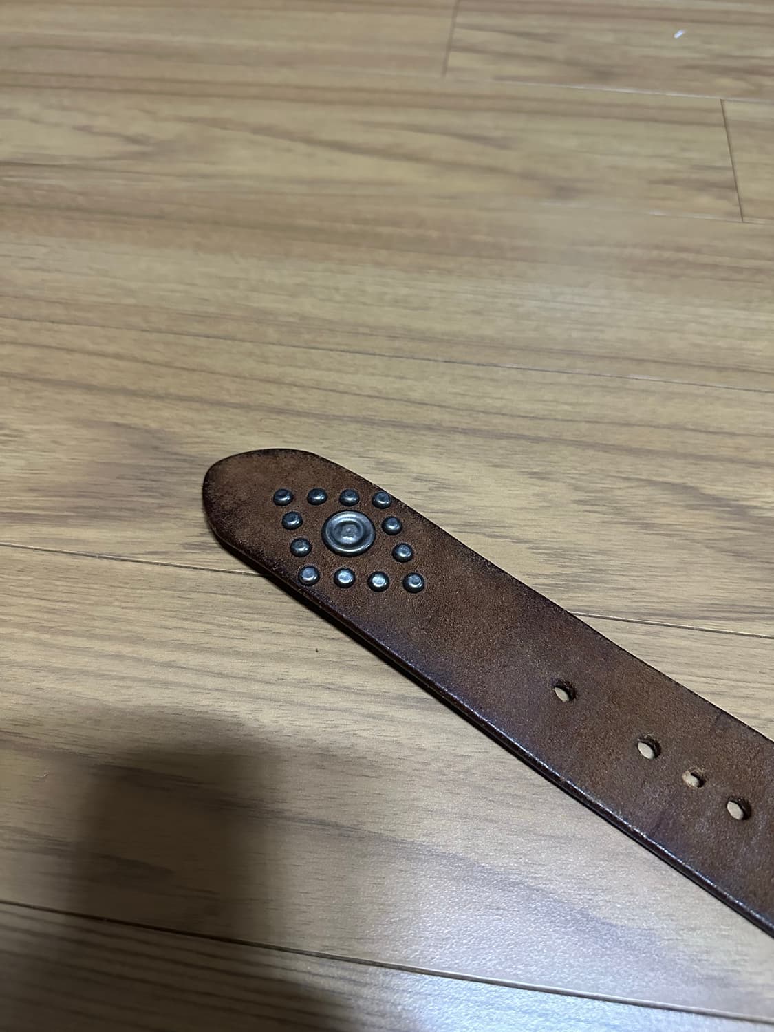 더블알엘 RRL 스터드 러프아웃 벨트 32사이즈 상품이미지5