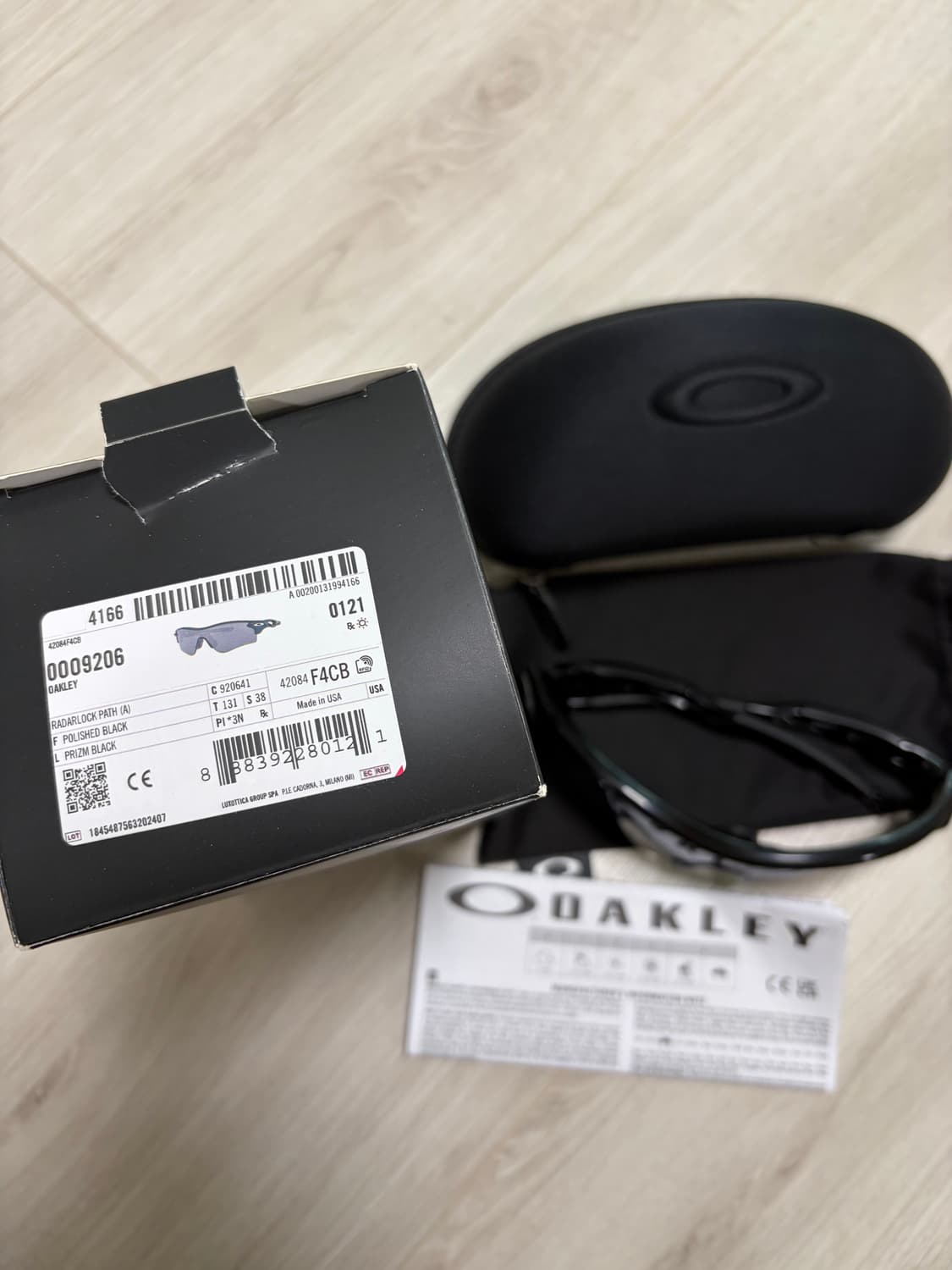 오클리 레이다락 패스 블랙 상품이미지2