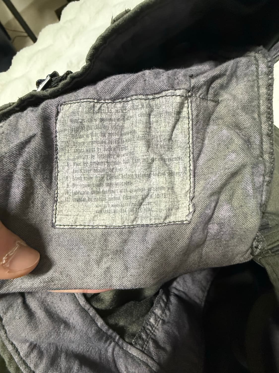 [S] 오리지널 미군 M-65 카고팬츠 상품이미지6